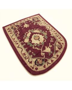 Jahan Hand Knotted Wool Plum Rug (synthetic illustration; no displayed measurements)