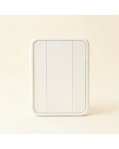 River Canyon Narrow Outdoor Storage Bench - White (synthetic illustration; no displayed measurements)