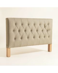 Hillenbrand Tufted Linen Upholstered Wingback Headboard (synthetic illustration; no displayed measurements)