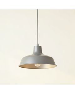Ash Crossing Pendant Light Suspended From One Plain Cable - Gray (synthetic illustration; no displayed measurements)