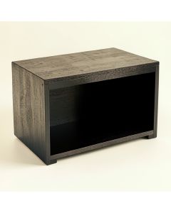 Cliff Edge Shoe Storage Bench - Black (synthetic illustration; no displayed measurements)