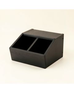 River Branch Low Toy Storage Unit - Black (synthetic illustration; no displayed measurements)