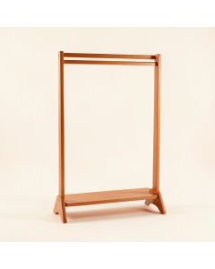 Fern Arc Empty Garment Rack (synthetic illustration; no displayed measurements)