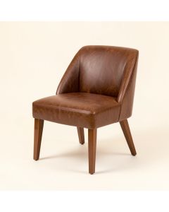 Madelena Side Chair In Walnut (synthetic illustration; no displayed measurements)