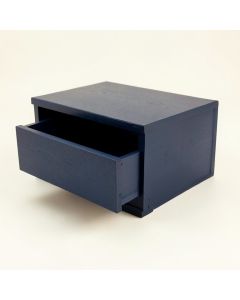 Alder Bluff Small-Parts Storage Drawer Cabinet - Navy (synthetic illustration; no displayed measurements)