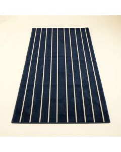 Laurel Branch Rectangular Area Rug - Navy (synthetic illustration; no displayed measurements)