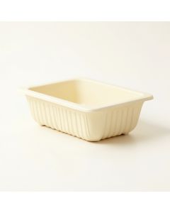 Cliff Bend Empty Railing Planter With Integral Brackets - Ivory (synthetic illustration; no displayed measurements)