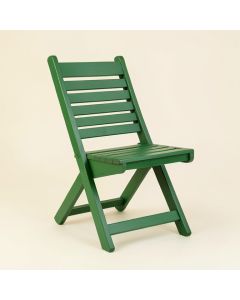 Ash Canyon Folding Outdoor Chair - Green (synthetic illustration; no displayed measurements)