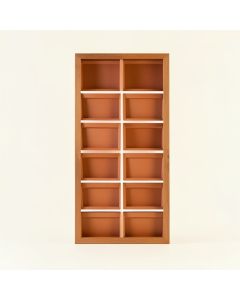 Oak Crest Empty Vertical Garden Frame - Terracotta (synthetic illustration; no displayed measurements)