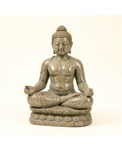 Mgo Meditating Buddha Statue (synthetic illustration; no displayed measurements)
