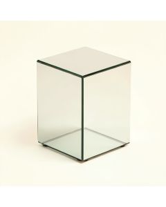 Charee Mirrored Cube End Table (synthetic illustration; no displayed measurements)