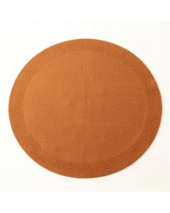 Spruce Bridge Round Area Rug - Terracotta (synthetic illustration; no displayed measurements)