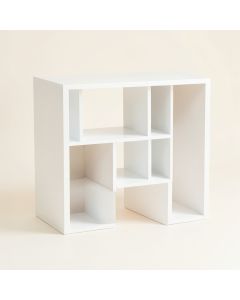 Olive Falls Desktop Shelving Unit - White (synthetic illustration; no displayed measurements)