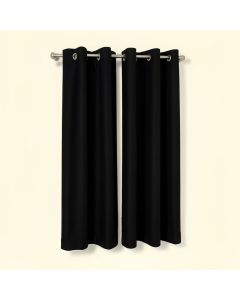 Shamir Solid Max Blackout Thermal Grommet Curtain Panels (synthetic illustration; no displayed measurements)