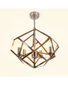 Prahl 6 - Light Unique / Statement Geometric Chandelier (synthetic illustration; no displayed measurements)