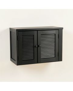 Reed Branch Wall-Mounted Entry Cabinet - Black (synthetic illustration; no displayed measurements)
