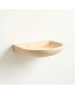 Shore Edge Wall-Mounted Cat Perch - Ivory (synthetic illustration; no displayed measurements)