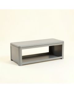 Harbor Brook Narrow Outdoor Storage Bench - Gray (synthetic illustration; no displayed measurements)