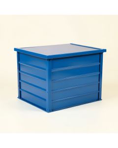 Ridge Bridge Closed Outdoor Storage Box - Blue (synthetic illustration; no displayed measurements)