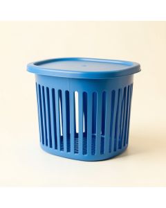 Oak Bluff Laundry Hamper - Blue (synthetic illustration; no displayed measurements)