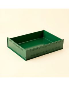 Dune Field Empty Under-Desk Cable Tray - Green (synthetic illustration; no displayed measurements)