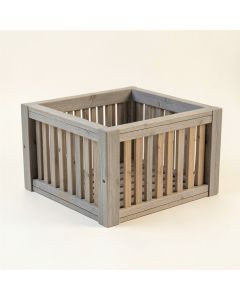 Dune Bluff Empty Furniture-Style Litter Enclosure - Gray (synthetic illustration; no displayed measurements)