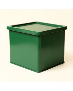Ridge Bend Closed Outdoor Storage Box - Green (synthetic illustration; no displayed measurements)