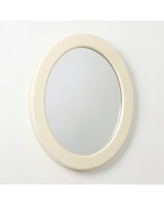 Oak Crest Framed Wall Mirror - Cream (synthetic illustration; no displayed measurements)