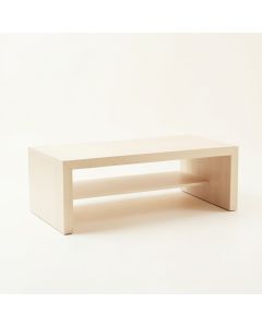 Aspen Dell Coffee Table - Ivory (synthetic illustration; no displayed measurements)