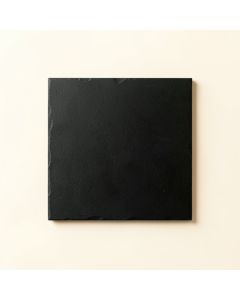 Flint Crest Uninstalled Square Decorative Tile - Black (synthetic illustration; no displayed measurements)