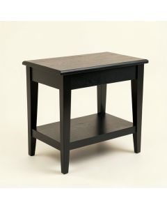 Ash Canyon Side Table - Black (synthetic illustration; no displayed measurements)
