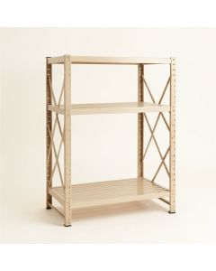 Bay Branch Empty Seed-Starting Shelving Unit Without Lights - Beige (synthetic illustration; no displayed measurements)
