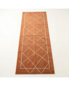 Fern Crest Narrow Runner Rug - Terracotta (synthetic illustration; no displayed measurements)