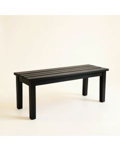 Ash Falls Indoor Bench - Black (synthetic illustration; no displayed measurements)