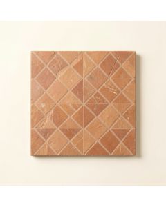 Heath Canyon Uninstalled Square Decorative Tile - Terracotta (synthetic illustration; no displayed measurements)