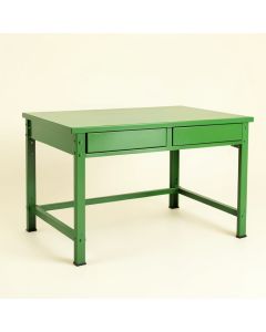 Cedar Crossing Empty Workshop Workbench - Green (synthetic illustration; no displayed measurements)