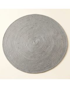 Bay Bluff Round Area Rug - Gray (synthetic illustration; no displayed measurements)