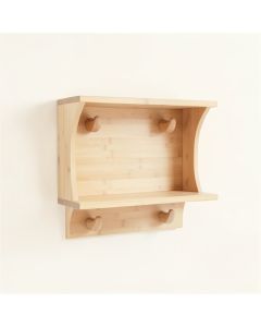 Dawn Brook Wall-Mounted Entryway Organizer Shelf - Beige (synthetic illustration; no displayed measurements)