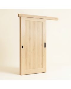 Paneled Wood Planum Sliding Closet Door (synthetic illustration; no displayed measurements)