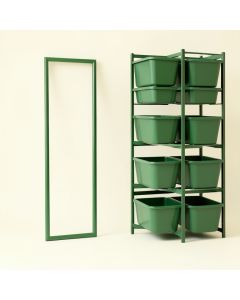 Olive Bluff Empty Vertical Garden Frame - Green (synthetic illustration; no displayed measurements)