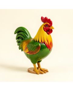 Schacher Rooster Figurine (synthetic illustration; no displayed measurements)