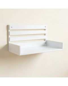 Oak Brook Wall-Mounted Entryway Organizer Shelf - White (synthetic illustration; no displayed measurements)