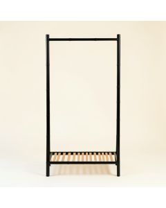 Cove Arc Empty Garment Rack (synthetic illustration; no displayed measurements)