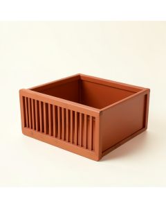 Birch Dell Empty Furniture-Style Litter Enclosure - Terracotta (synthetic illustration; no displayed measurements)