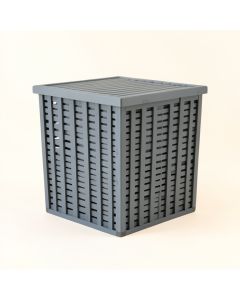 Oak Branch Laundry Hamper - Gray (synthetic illustration; no displayed measurements)