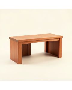 Lake Dale Narrow Outdoor Storage Bench - Terracotta (synthetic illustration; no displayed measurements)