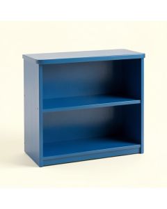 Brook Bridge Low Bookcase - Blue (synthetic illustration; no displayed measurements)