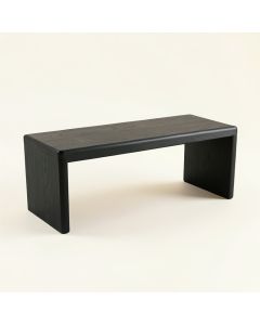 Birch Dale Indoor Bench - Black (synthetic illustration; no displayed measurements)