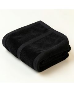 Pine Dale Bath Towel - Black (synthetic illustration; no displayed measurements)