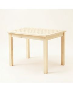 Stone Bluff Patio Table - Ivory (synthetic illustration; no displayed measurements)